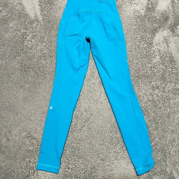 Lululemon Leggings Womens 6 Swift Speed High-Rise Tight Blue 28” W5ESUS - Picture 4 of 9